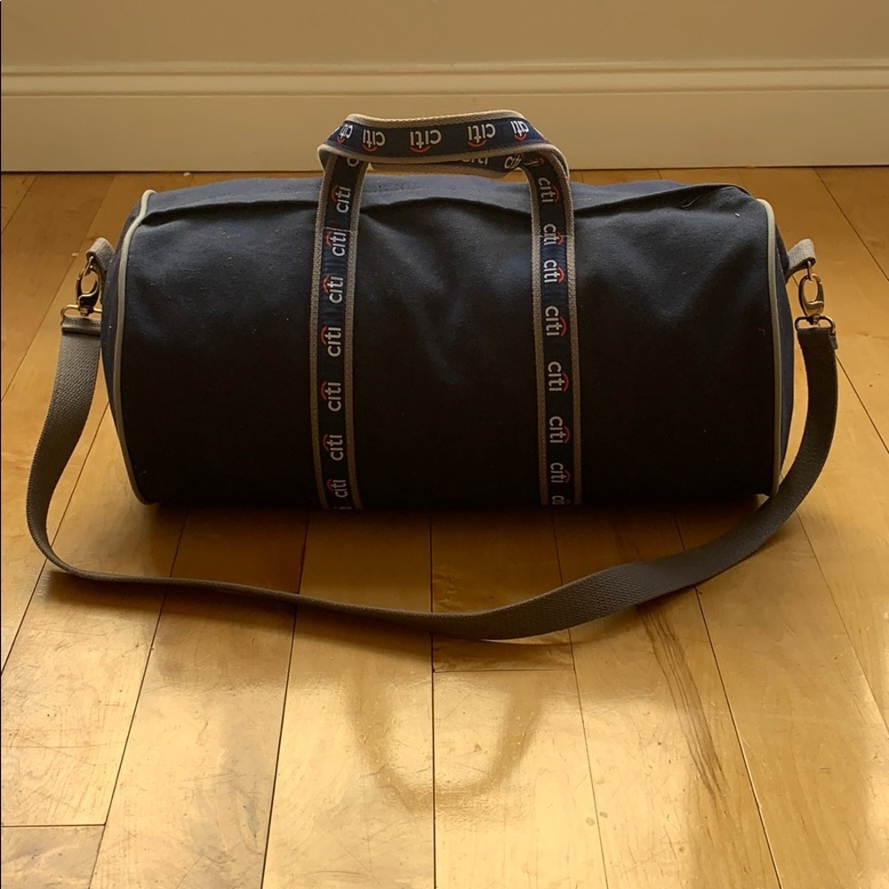 Navy Citigroup “Banker’s Bag” duffle